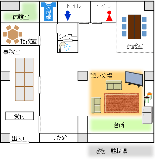 オリオン施設内図 オリオン施設内図